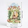 Caticorn Tarot Deck In Rigid Box, 78 Whimsical Watercolor Cat Cards 12*7cm Double-embossed, Indie Deck for Cat Enthusiasts