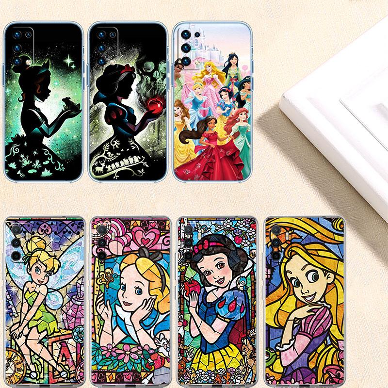 Disney Princess Transparent Phone Case for Motorola Moto G10 G20 G30 G31 G32 G34 G35 G41 G42 G50 G51 G52 G55 G60 G60S