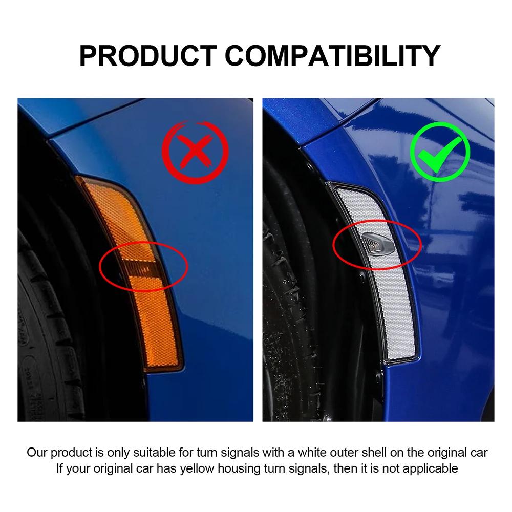 LED Side Marker Light Repeater Lamp For Subaru BRZ ZD8 Toyota GR86 ZN8 2021 2022 2023 2024 2025 Turn Signal Flashing Indicator