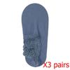 Women's Autumn Winter Thickened Warm Fleece Socks Lace Ankle Socks Non-slip Floor Socks