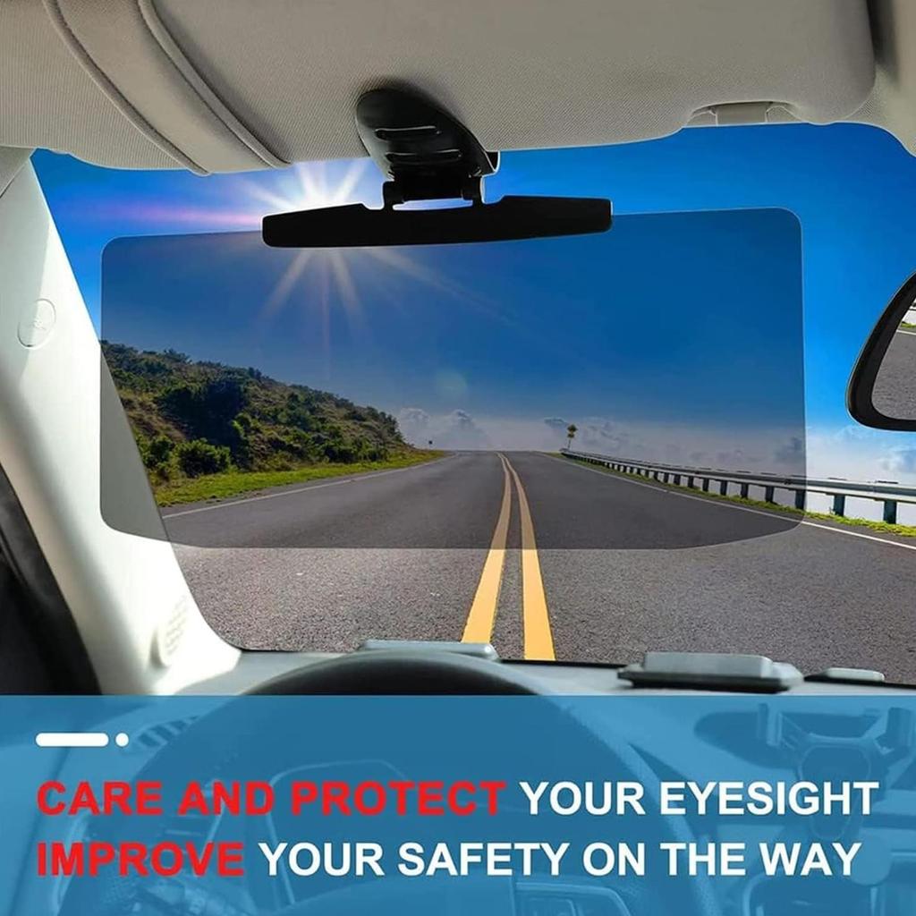 Car Sun Visor Extender Anti-Glare Car Sun Visor Windshield Shade Glass Sunshade Shield Protector for Automotive Vehicles Driver