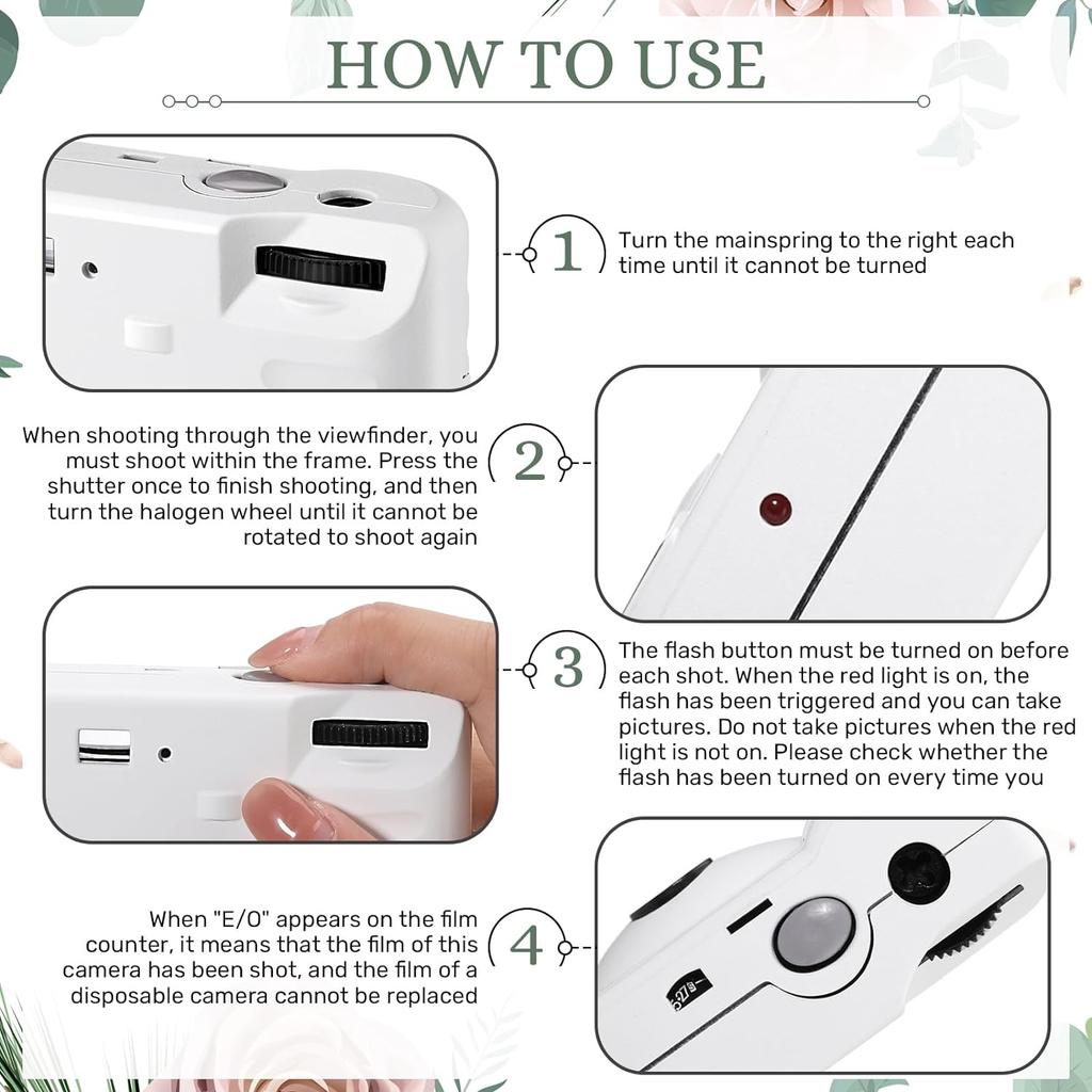 2-12PCS Wedding Disposable Camera One Time 35mm Film Camera 27Roll Flash Camera for Anniversary Birthday Gift Party Vacation