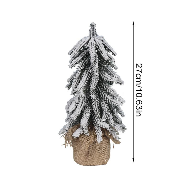 

1 шт. ПЭ Рождественский декор Мини Рождественская елка Мини Рождественская елка ПЭ+Ткань Праздничный настольный декор ПЭ Рождественская елка