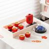 Chinese National Flower 6-Cup Tea Set Gift Box