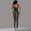 Womens Seamless Compression Yoga Bodysuit With Tummy Control Butt Lift Quick-Dry Sportswear Gym Running Fitness