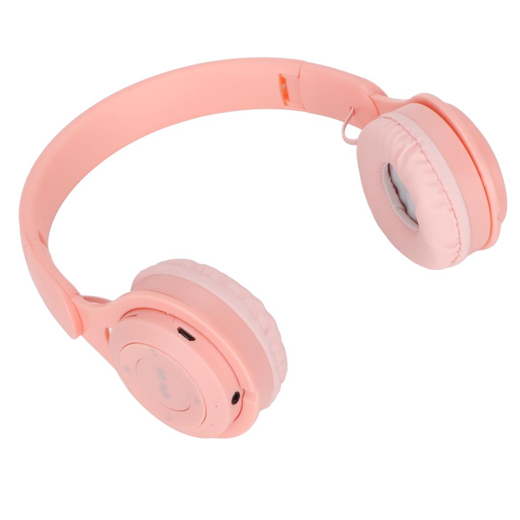 Y08 Kids Headphone Macaron Stylish Stereo Sound Foldable Plug In Card Bluetooth Over Ear Headphones