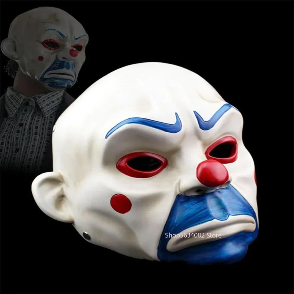 Anime Joker Bankovní lupič Maska Klaun Maškaráda Kostýmové masky Sada rekvizit a doplňků Halloweenský Vánoční Dárek k narozeninám pro dospělé