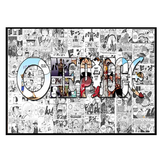 Japanese anime, solid poster, wall art print, "wanted by luffi", battle canvas, paintings for home, living room, bedroom, decor