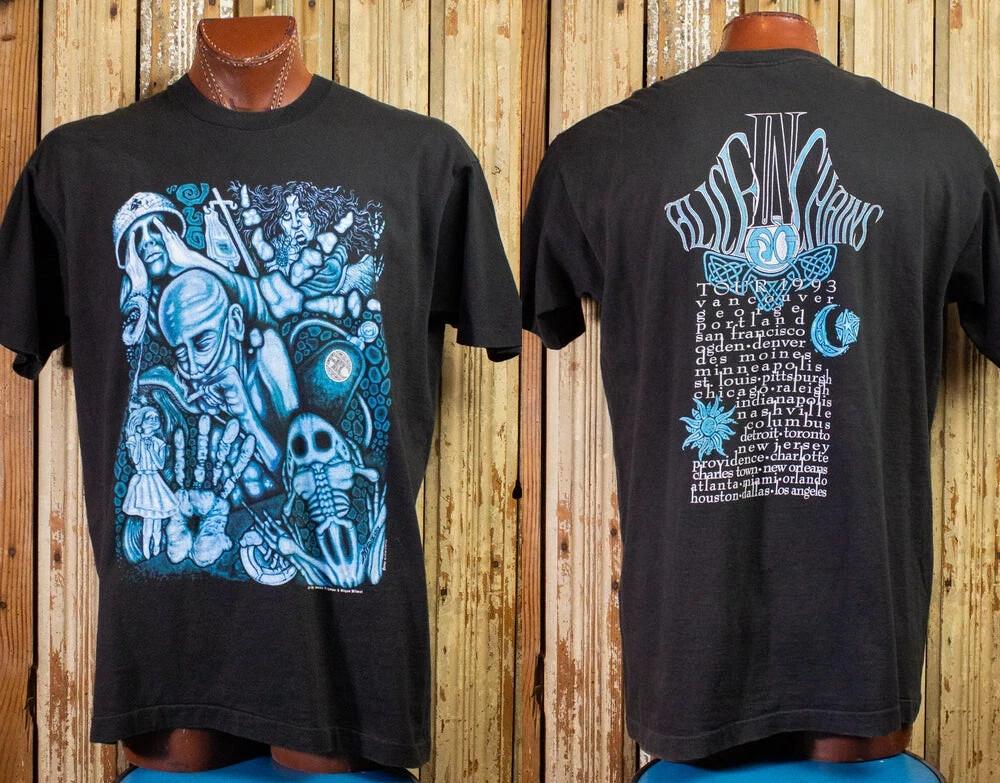 

Vintage Alice In Chains Tour Concert 1993 Unisex T-Shirt L