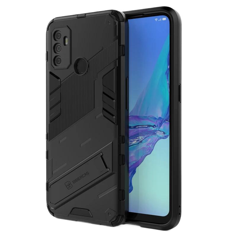 For OPPO A53 4G Armor Shockproof Phone Case Back Cover For OPPO A32 4G Magnetic Kickstand Anti-Fall Protect Cases Coque