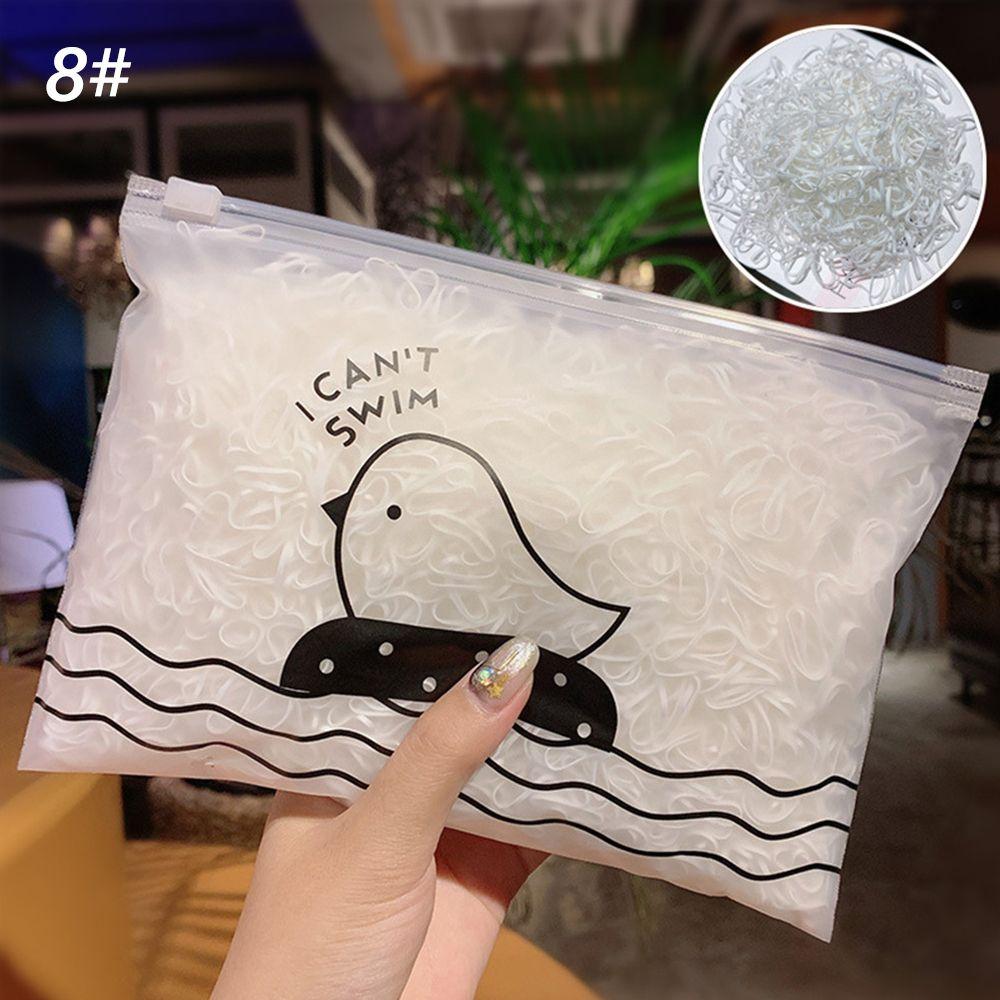 Hair Tie Ropes Hair Rope Ties Gum Elastic Hair Bands Girls Scrunchie Rubber Hair Bands Disposable