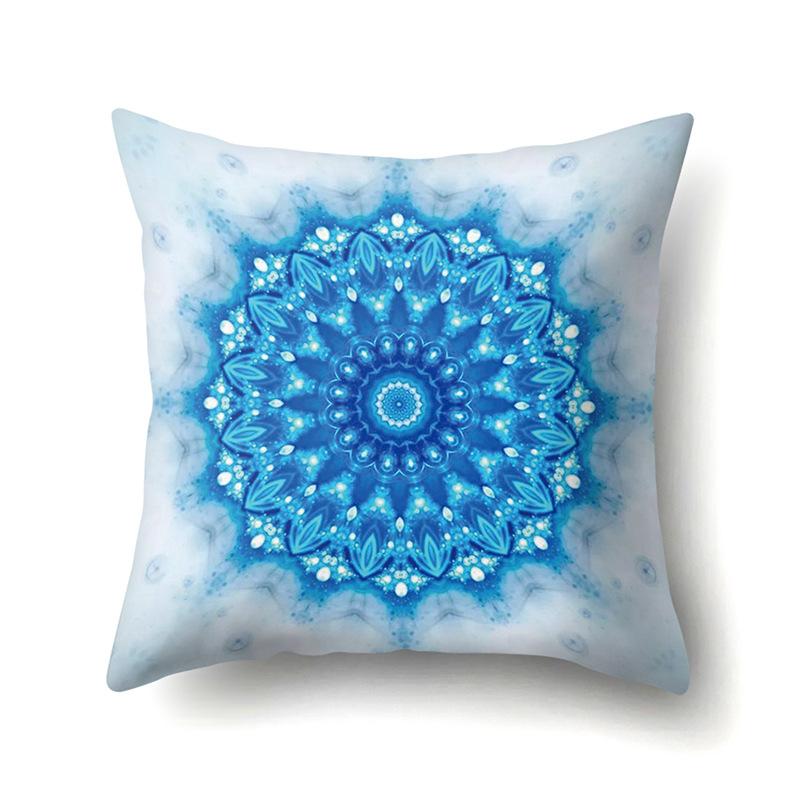 Nordic Bohemian Ethnic Style Polyester Pillow Case Car Decoration Home Printed Bedside Pillow Case