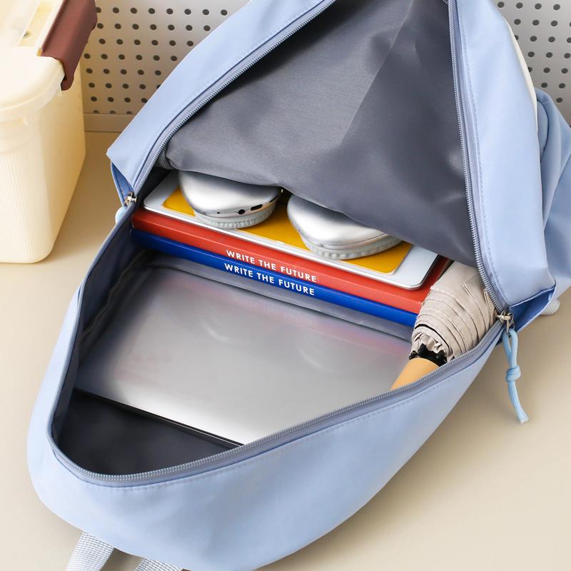 Four-Piece Backpack Set Schoolbag for Primary and Middle School Students Women's Large Capacity Backpack