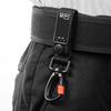 Outdoor Multifunction Tactical Belt Hook Buckle With Lock Nylon Webbing Metal Keychain Molle Techwear Backpack Hanging Carabiner