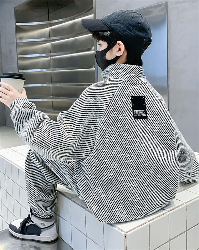 Configurare îmbrăcăminte Junior cu mânecă lungă Configurare îmbrăcăminte coreeană Băieți Primăvară Toamnă Hanorac cu mânecă lungă Pantaloni sport Set de sus și de jos Casual Lejer Copii