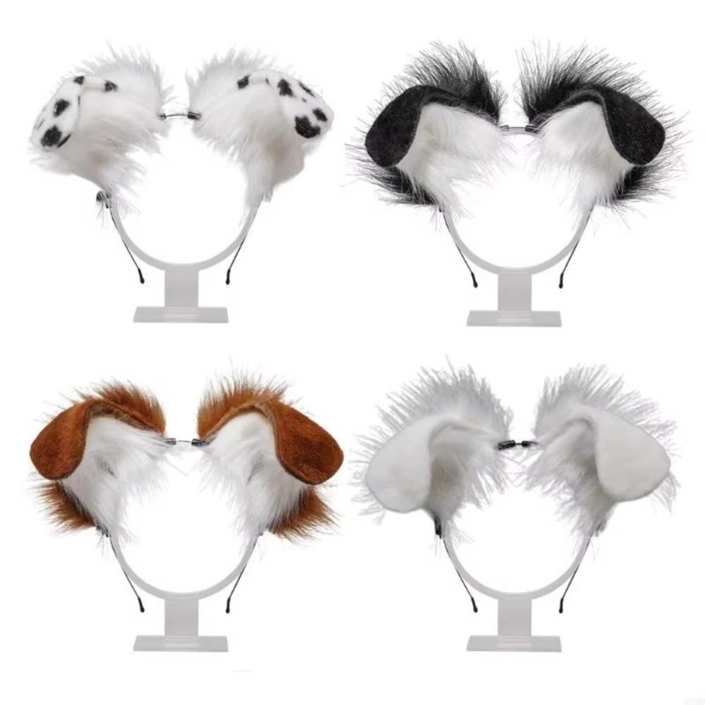 Furry Gothic Headband Animal Lolita Ears Headwear Practical Cosplay Headband Children