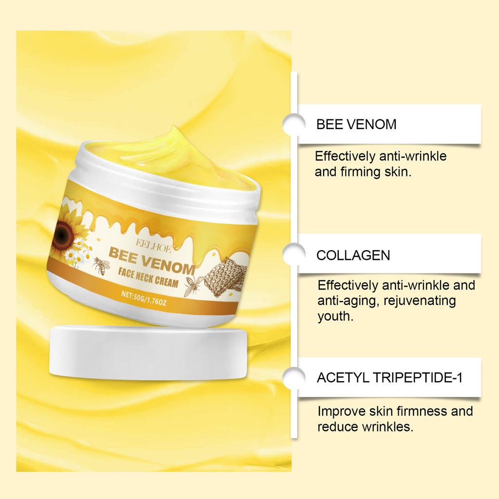 Eelhoe Bee Venom Facial And Neck Cream Moisturizing Hydrating Nourishing Firming Care