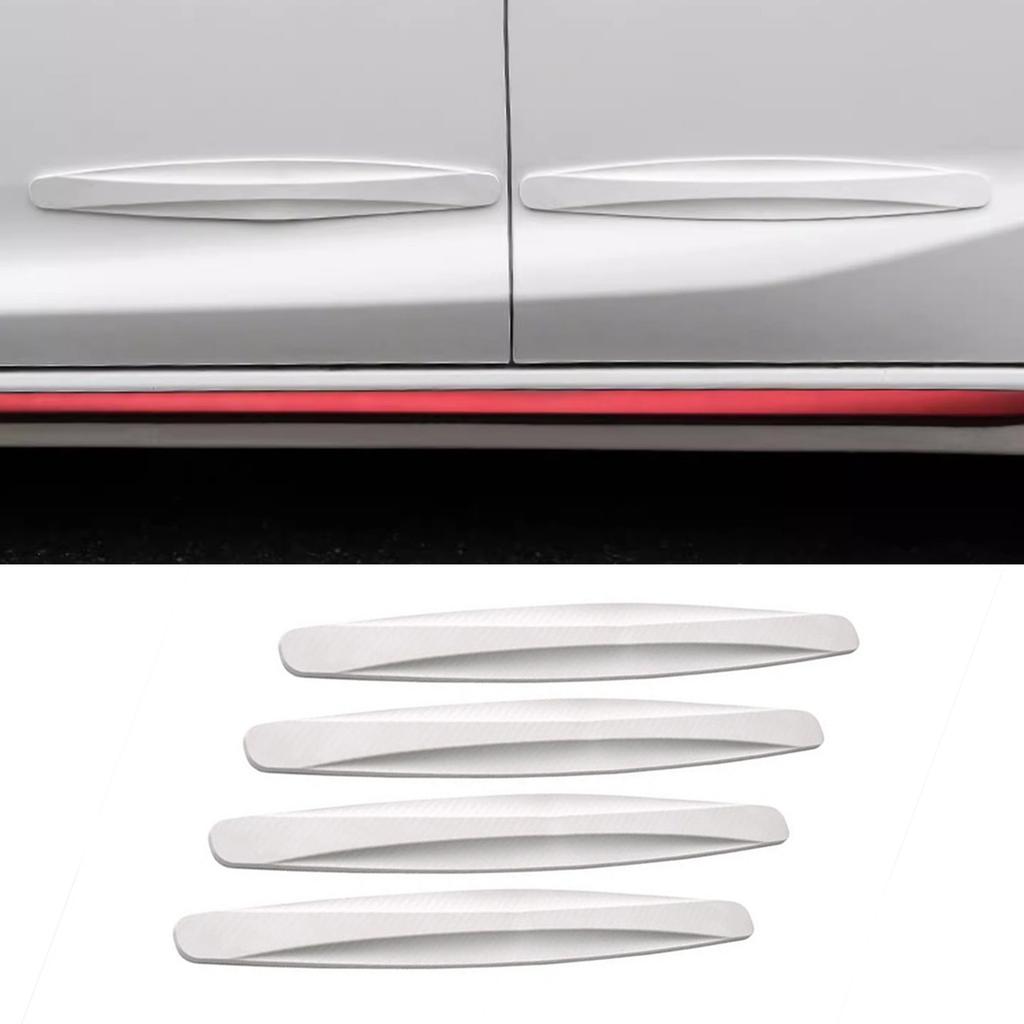 Set Of 4 Bumper Guard Strips Flexible PVC Car Bumper Guard Strips Vehicle Spare Part for Car Front & Rear Protections