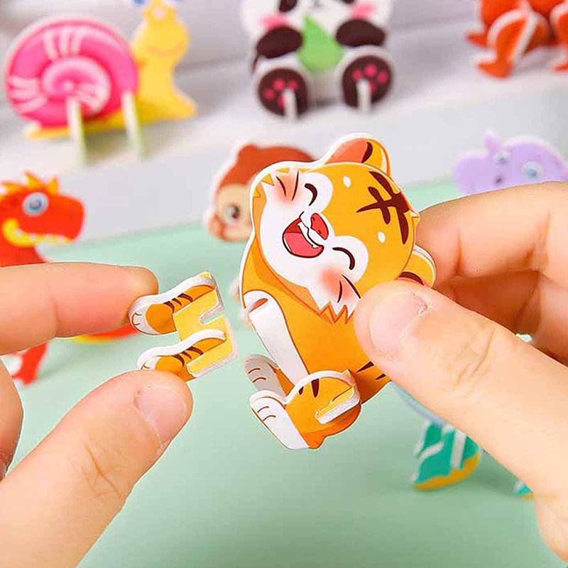 30 ks Mini kreslená zvířátka kutilské papírové skládanky Hračky pro děti Narozeninová oslava Odměny do školky Pinata Filler