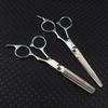 Slanted Tail Carbon and Stainless Steel Hairdressing Scissors and Thinning Shears