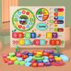 Montessori Weather & Time Board: Calendar, Clock, and Date Puzzle for Children Aged 3-6