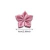 20 Stück 6cm Satinband Blume Bunt Künstliche Stoff Fünfblättrige Blumen Für DIY Hochzeit Kleidung Nähen Kopfschmuck Dekoration