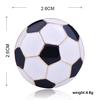 Blucome Cute Soccer Football Shape Brooch Gold Color Enamel Brooches Jewelry Pins Girl Boy Christmas Gifts Scarf Hat Accessories