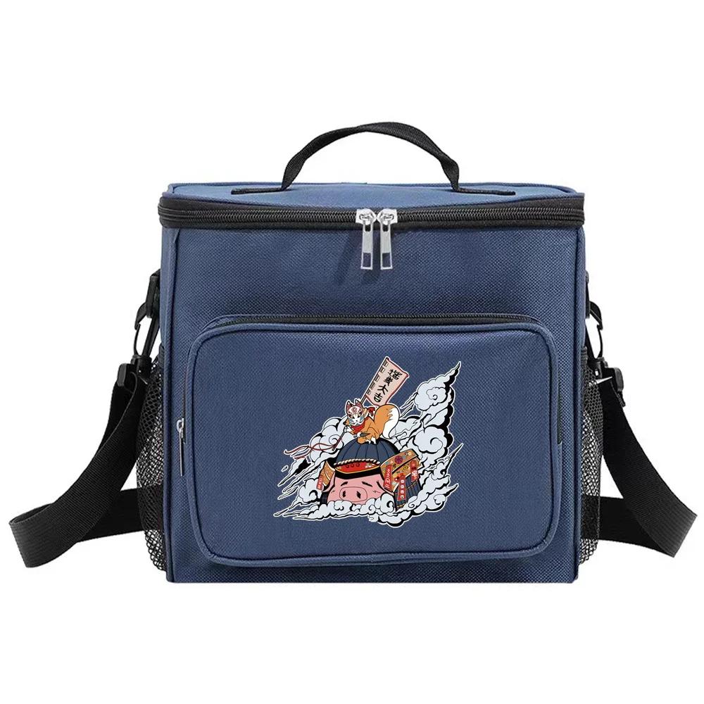 Cooler Box Insulated Lunch Bags Thermal Organizer Handbag for Student Portable Waterproof Camping Storage Boxes Mask Series