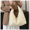 Simple Multi-Pocket Nyl Shoulder Bags for Women Large Capacity Ladies Hobos Tote Bag Solid Color Portable Female Handbags