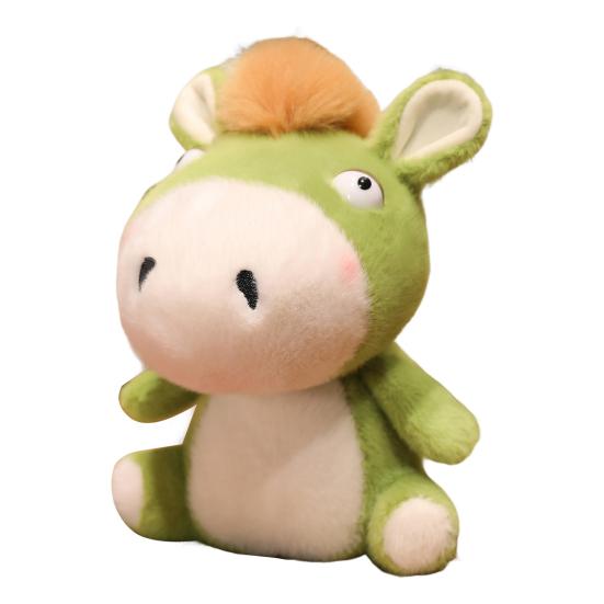 

2026 год Лошади Плюшевая кукла Мягкая Реалистичная Кукла Пони Украшение для дома Сувенир Подарок для Новорожденных Друзей Детей зелёный