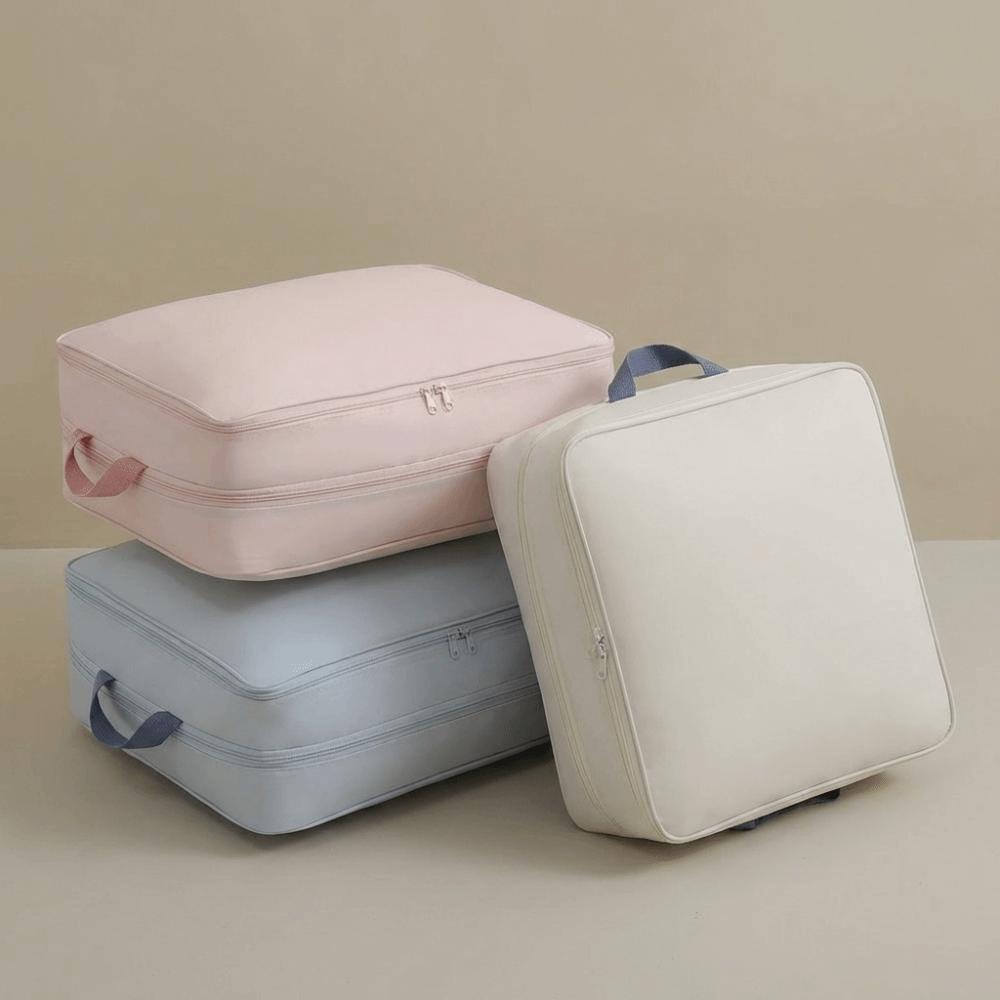 Large Capacity Compression Storage Bags Compression Function Durable Clothes Organizer Reusable Moving Packing Bag For Quilt
