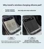 For GAC AION V 2024-2026 Car Center Console Armrest Storage Box Wireless Charging Silicone Pad Interior Accessories