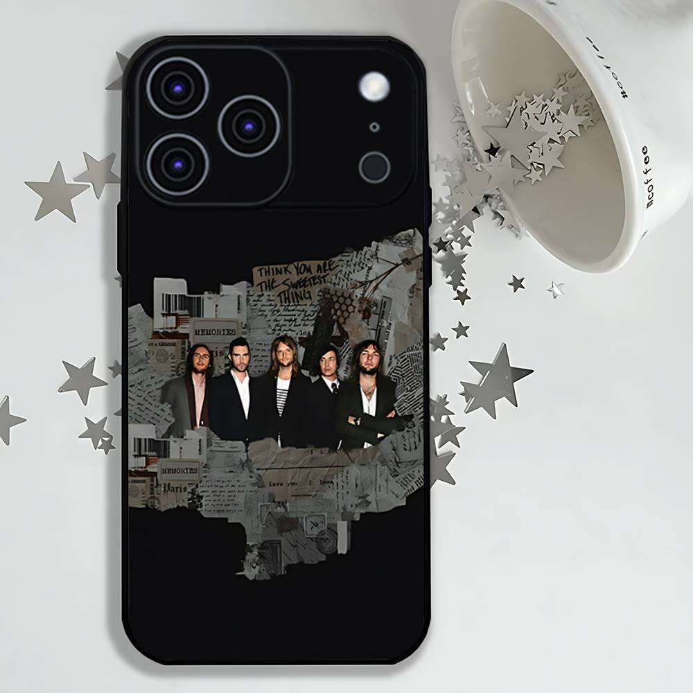 Band Maroon 5 Payphone Black Soft Case For iPhone 17 13 14 15 11 16 12 Pro Max Pro Max Plus E Air Mini Phone Cover Shell
