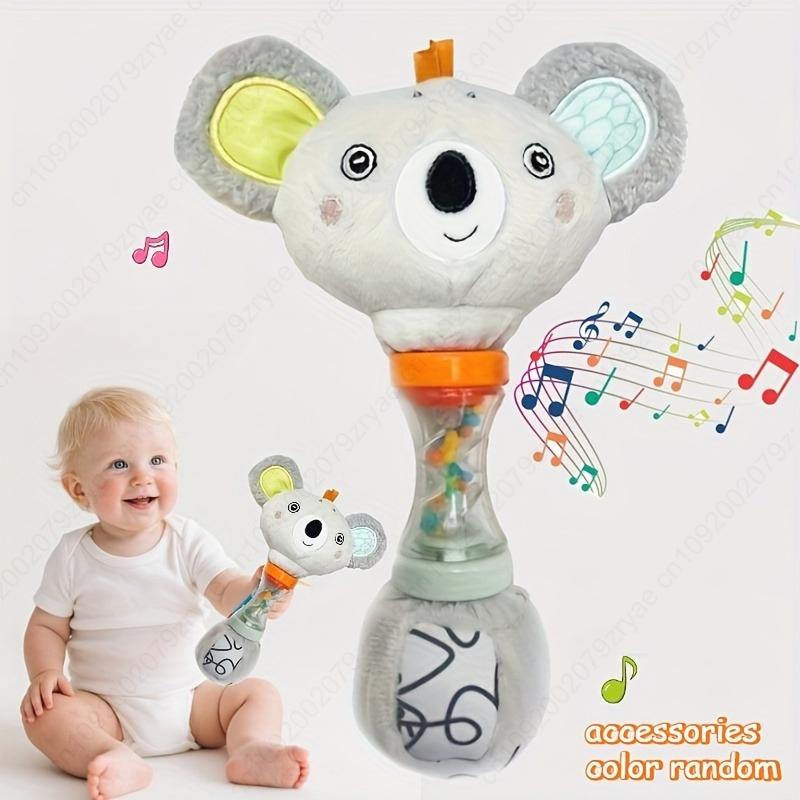 

Infant Soothing Fox Rattle - Secure Non-Toxic Sensory featuring Crinkle Sound Present designed for Xmas Spooky Holiday Birthdays