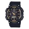 Casio Tough Solar AQ-S810W-1A3VCF Quartz Watch Black Stainless Steel and Resin Strap