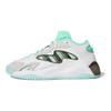 adidas Originals Streetball Slip Resistant Abrasion Resistant Low Top Basketball Shoes Unisex White Green GX0788