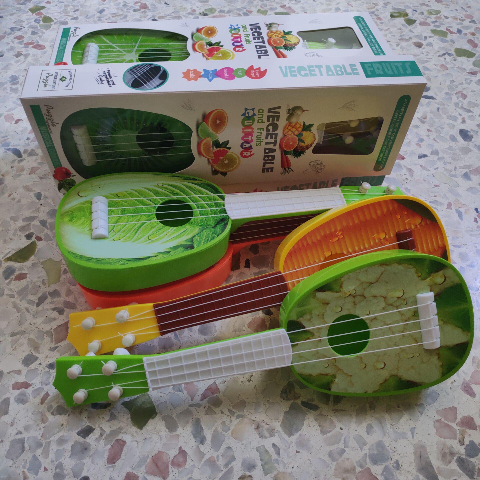 Children s Cartoon Fruit Ukulele Toy - Early Education Musical Instrument