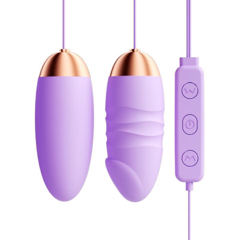 ROSELEX Silent Double Shock Vibrator - Insertable Adult Sex Toy & Masturbator