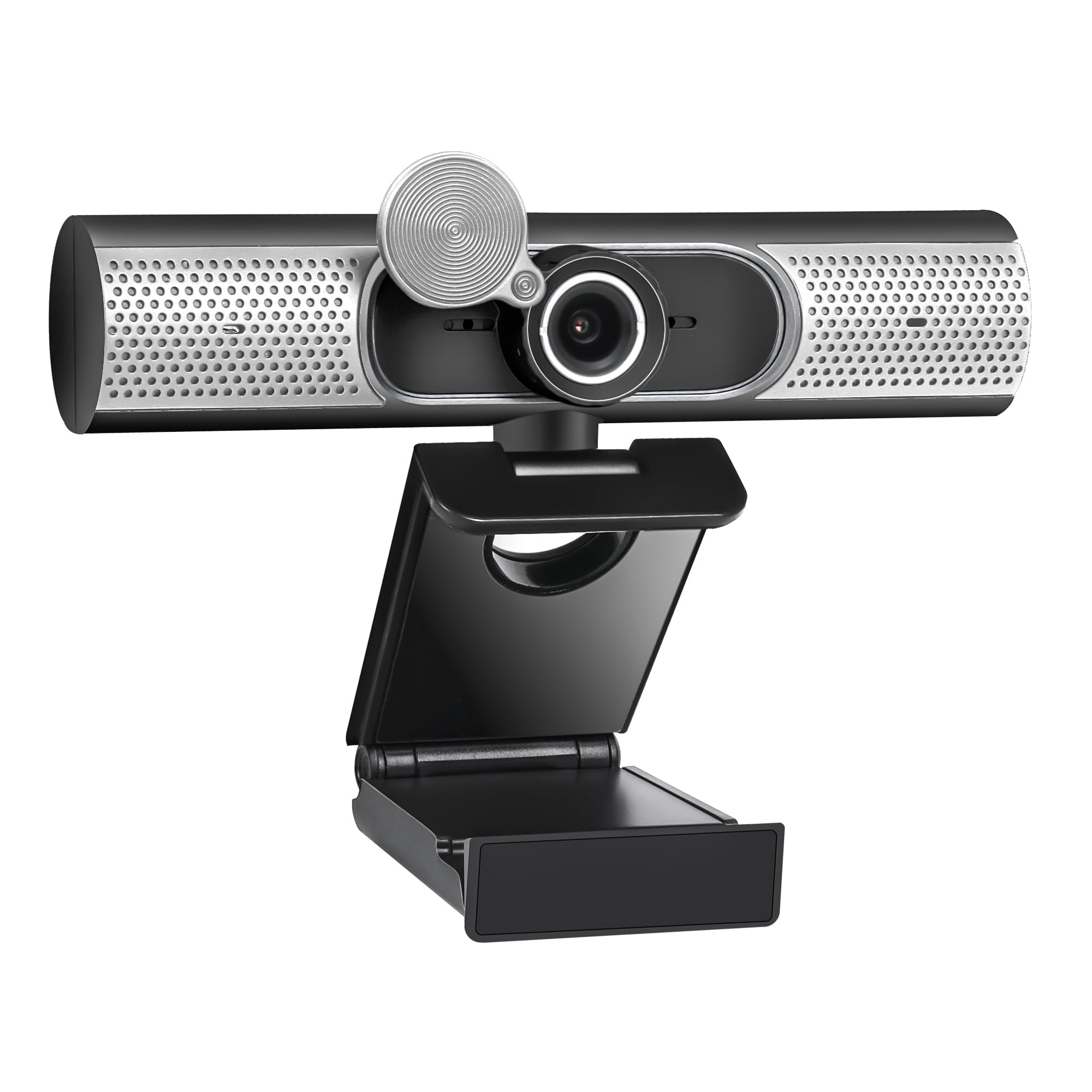 

Webcam microphone and 1080P USB Connection with Physical Privacy Cover Plug Play Streaming Support Wide Angle Lens (with built-in speaker) чорний