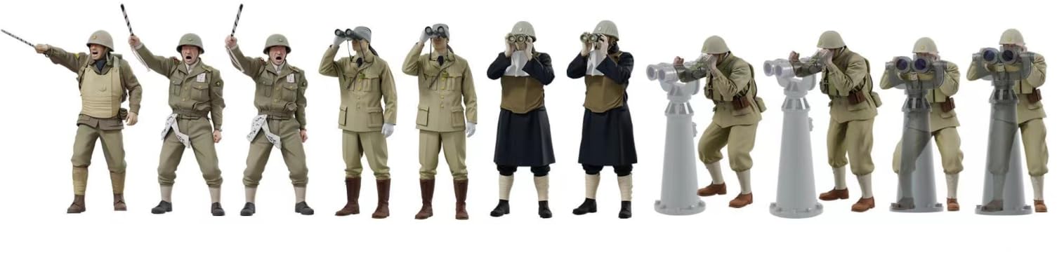 

Bunker Studios Набор фигур Японского флота 7 Сцена битвы 3D-печатный сборочный комплект BSTIJN70707 1/700 (Экипаж судна, 1930-1945)