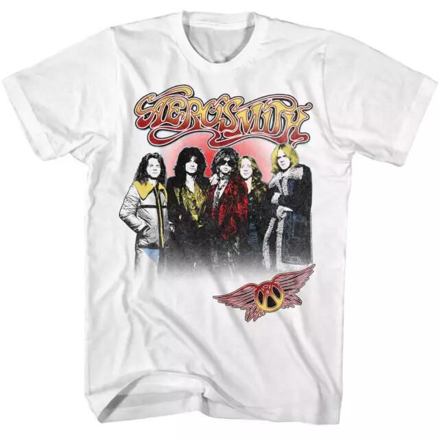 Aerosmith Essential Album Vintage Style White AHN00563 Unisex T-Shirt S