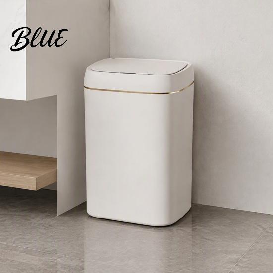 Modern Minimalist Waste Container Smart Sensor Trash Can Automatic Motion Induction Garbage Bin with Large Capacity Can Touchless Lid for Bathroom