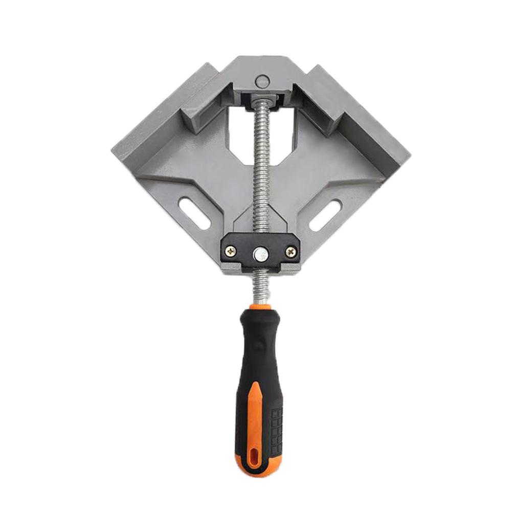 90 Degree Right Angle Clip Clamp Single Handle Aluminum Alloy Corner Clamp Woodworking Picture Frame Clip Right Angle Folder