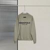 Men's Fleece Hoodie - European & American High Street Style, Round Neck, Loose Fit for Autumn/Winter.