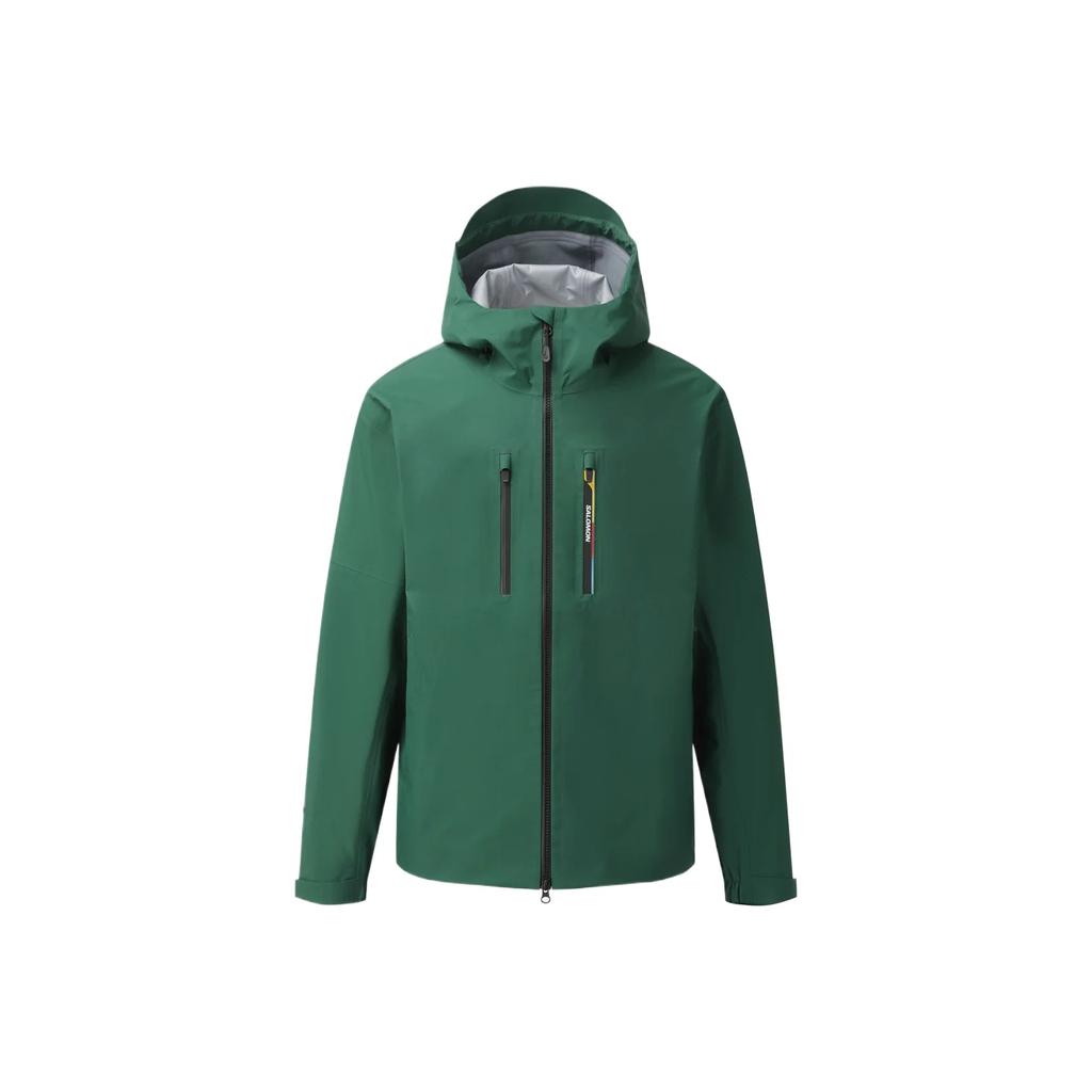 Salomon Waterproof Breathable Comfortable Stylish Simple Solid Color Jacket Unisex Jacket LC3008000