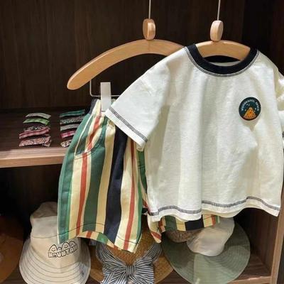 Elegante Conjunto de Dos Piezas para Niños Pequeños: Conjunto Informal de Verano para Niños y Niñas