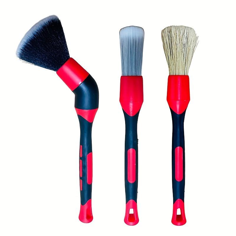 3pcs Brush Good Car Wash Cleaner Multi-Function Wash The Car Beauty Brush to Really Care for Car Car Wheel Rim Brush