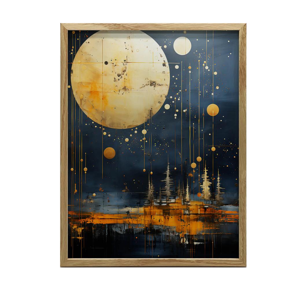 Przemysłowy Pejzaż Marzeń Przemysłowy Pejzaż Marzeń, 50X70 Cm, Bez Ramy, Płótno Premium Na Blejtramie
