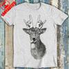 Party Deer Heavy Metal Sense of Humor Tshirt Funny Meme Tee Mens Daily Life Fashion Cotton Tops Rock Music Enthusiast Gift Shirt