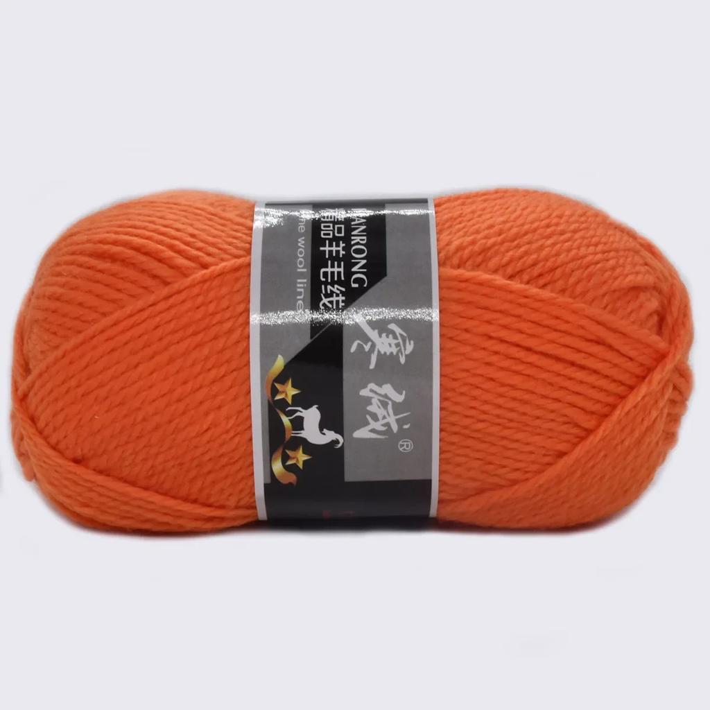 6 stk Supertykt Ullgarn 300g (10.56oz) for Strikking & Hekling Rask DIY Chunky Teppe Sjal Skjerf Ullbukser Tykt Håndverksgarn